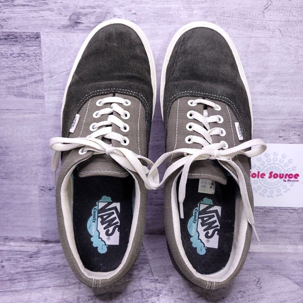 Vans ComfyCush Ripstop Era Sneaker Forest Night Green Women's 12 - Picture 6 of 8